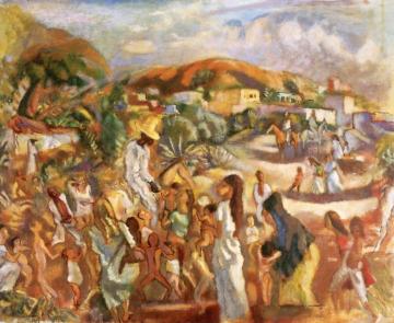 Landscape Artwork by Jules Pascin