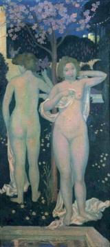 Women With Lilac Artwork by Maurice Denis