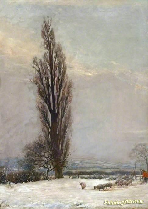 Allestree Poplar Artwork by Ernest Townsend
