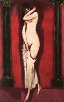 Woman With Columns Artwork by Kees Van Dongen