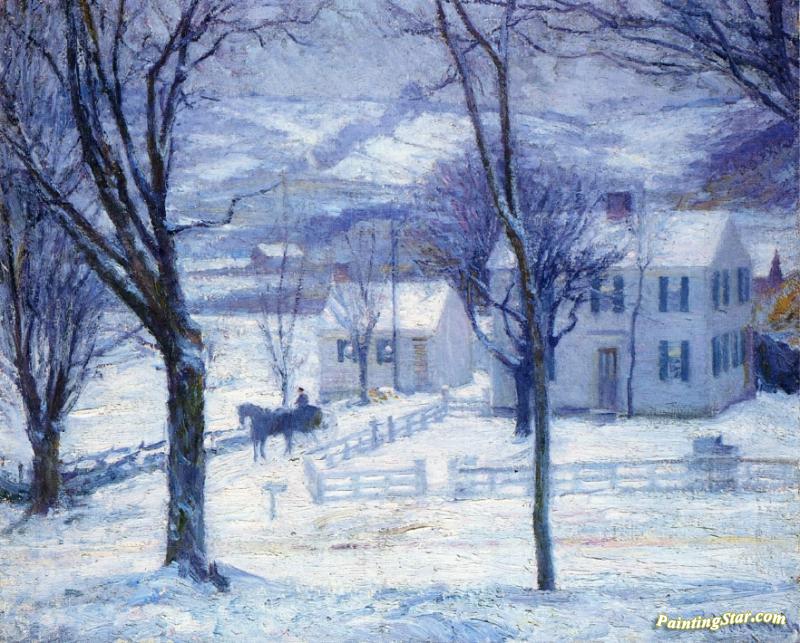 Teacher Going Home Artwork by Robert Vonnoh