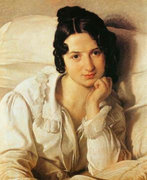 Portrait, Carolina Zucchi Artwork by Francesco Paolo Hayez