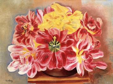 Flowers Artwork by Moise Kisling