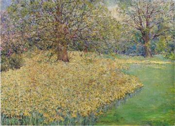 Yellow Irises Artwork by Gustave Loiseau