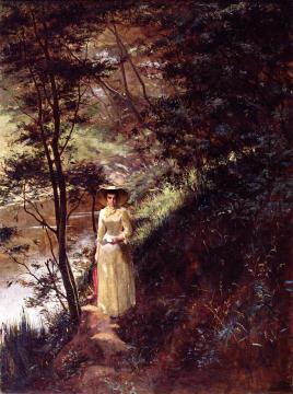 The Letter Artwork by Frederick McCubbin