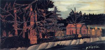 Fall Landscape Artwork by Horace Pippin