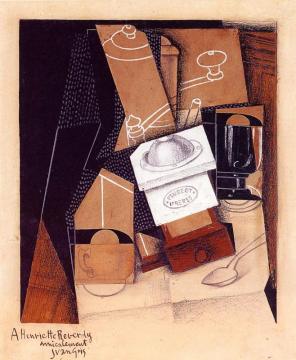 The Coffee Grinder Artwork by Juan Gris