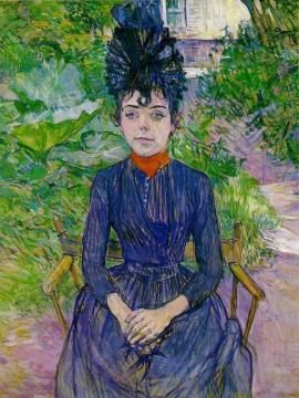 Justine Dieuhl Artwork by Henri de Toulouse-Lautrec