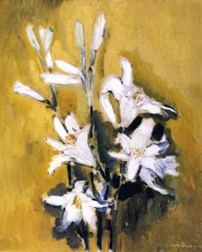 Madonna Lilies Artwork by Kees Van Dongen