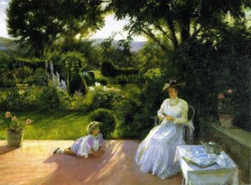 Grandmother's Garden Artwork by Lydia Field Emmet