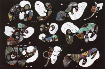 Composition with White Forms Artwork by Wassily Kandinsky