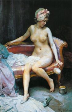 After The Bath Artwork by Raimundo de Madrazo y Garreta