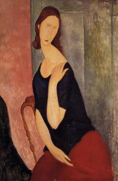Portrait de madame L Artwork by Amedeo Modigliani