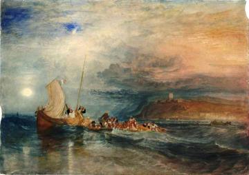 Folkestone from the Sea Artwork by Joseph Mallord William Turner