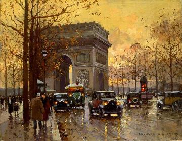 L'arc De Triomphe Artwork by Edouard Léon Cortes
