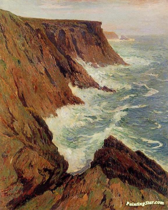La Cote Sauvage, Croix Artwork by Henry Moret