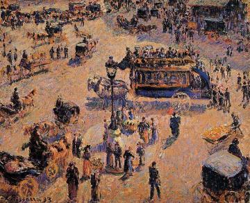 Place Saint-Lazare Artwork by Camille Pissarro