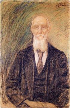 Male Portrait Artwork by Edvard Munch