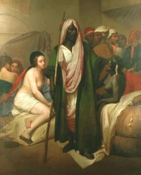 The Slave Merchant (le Marchand D'eslaves) Artwork by Horace Vernet