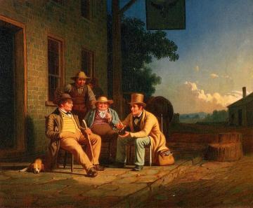 Canvassing For A Vote Artwork by George Caleb Bingham