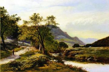 Near Trefriw, North Wales Artwork by Sidney Richard Percy