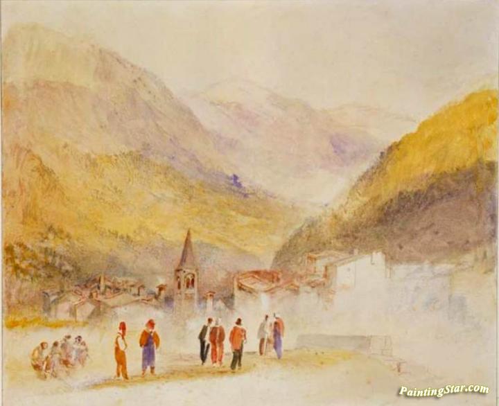 Pré St. Didier Artwork by Joseph Mallord William Turner