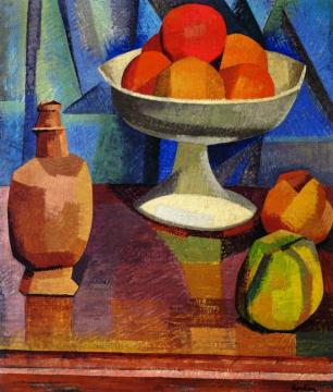 Still Life With Oranges Artwork by Auguste Herbin