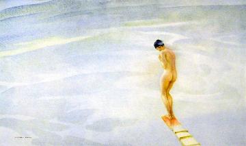 Springboard Artwork by Sir William Russell Flint