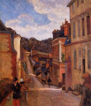 Rue Jouvenet, Rouen Artwork by Paul Gauguin