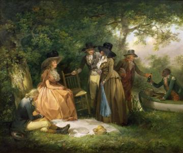 The Angler’s Repast Artwork by George Morland
