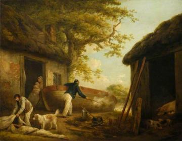 The Boatman's House Artwork by George Morland