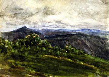Mountain Landscape, Highlands, North Carolina Artwork by Henry Ossawa Tanner