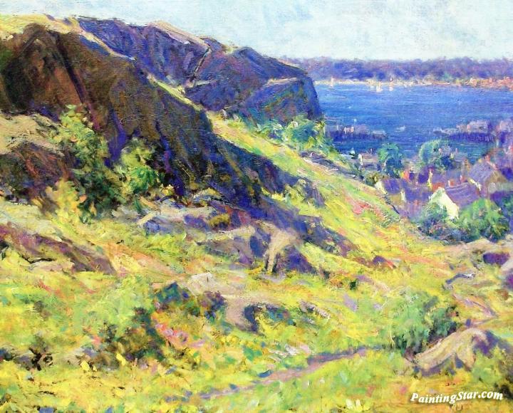 View of Gloucester Artwork by Harriett Randall Lumis