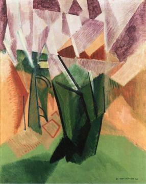 Large Trees Artwork by Jacques Villon