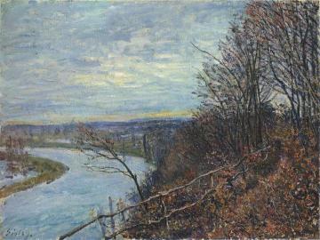 Morning in November Artwork by Alfred Sisley
