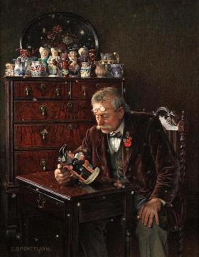 The Latest Addition Artwork by Charles Spencelayh