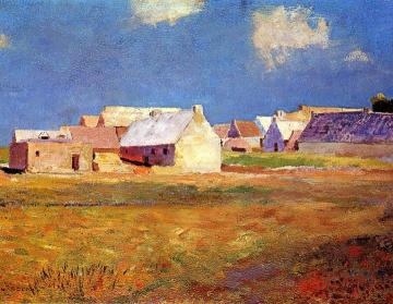 Breton Village Artwork by Odilon Redon
