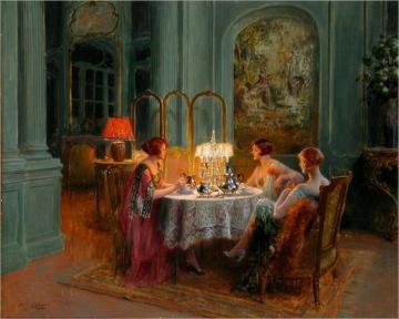 High Tea And Gossip Artwork by Delphin Enjolras