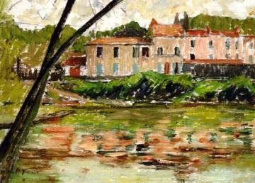 Countryside, St. Cloud, France Artwork by Helen M. Turner