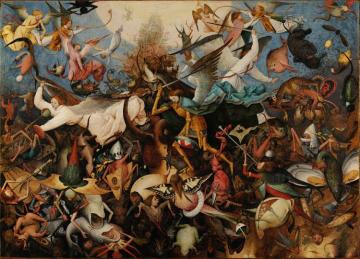 The Fall Of The Rebel Angels Artwork by Pieter Bruegel the Elder