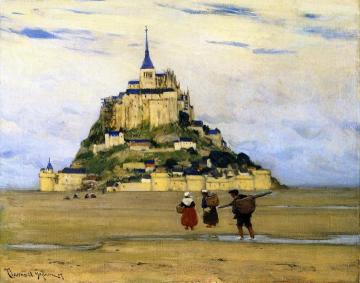 Mont-saint-michel, Morning Artwork by Clarence Gagnon