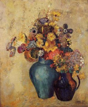 Flowers Artwork by Odilon Redon