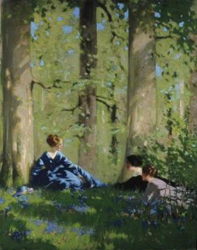 Spring In The Birch Wood Artwork by George Henry