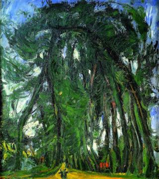 Alley Of Trees Artwork by Chaim Soutine