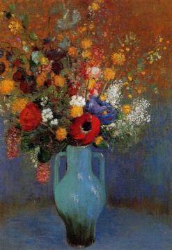 Bouquet of Wild Flowers Artwork by Odilon Redon