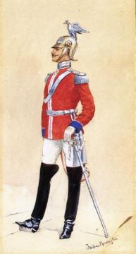 Cuirassier Artwork by Frederic Remington