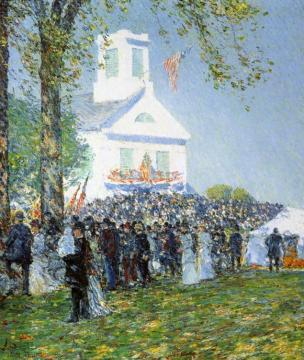Country Fair, New England Artwork by Frederick Childe Hassam