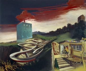 Alte Verbindungen Artwork by Neo Rauch