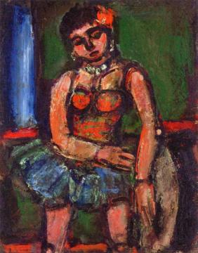 Circus Girl Artwork by Georges Rouault