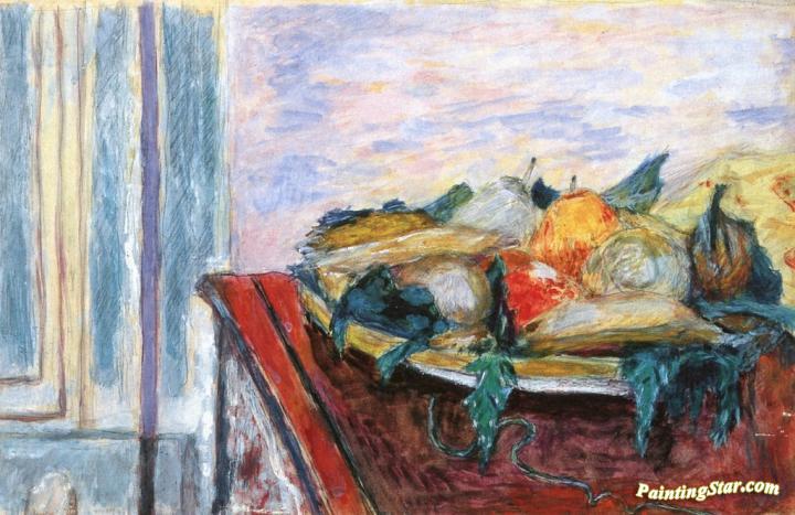 Plate Of Fruit Artwork by Pierre Bonnard